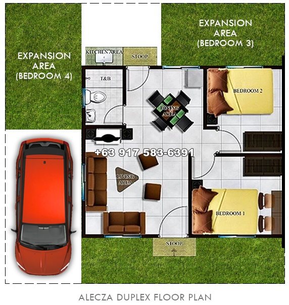 Alecza Duplex in Bria Homes Norzagaray is near Camella Bulacan House for Sale