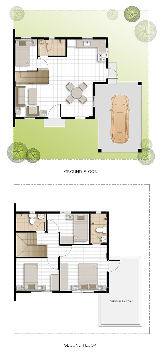 Dani Floor Plan House and Lot in Bulacan