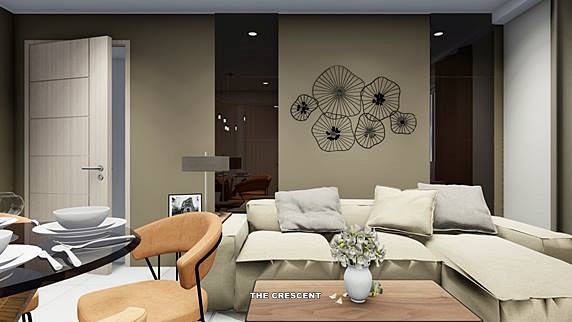 The Crescent 2-br Unit T1-02F-Q (Tower 1) - Condo for Sale in Sta Maria The Crescent