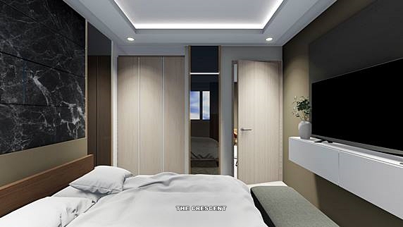 The Crescent 2-br Unit T1-02F-Q (Tower 1) - Condo for Sale in Sta Maria The Crescent