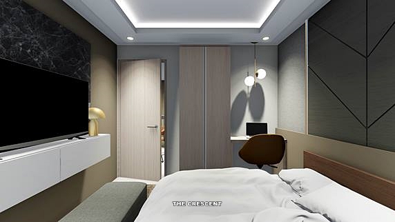 The Crescent 2-br Unit T1-02F-Q (Tower 1) - Condo for Sale in Sta Maria The Crescent